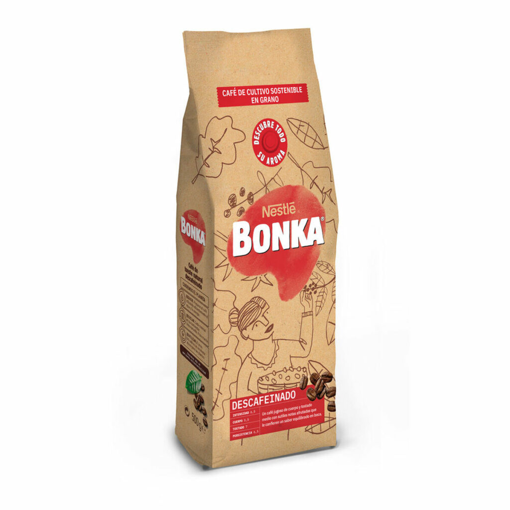 Καφές σε Kόκκους Bonka DESCAFEINADO 500g