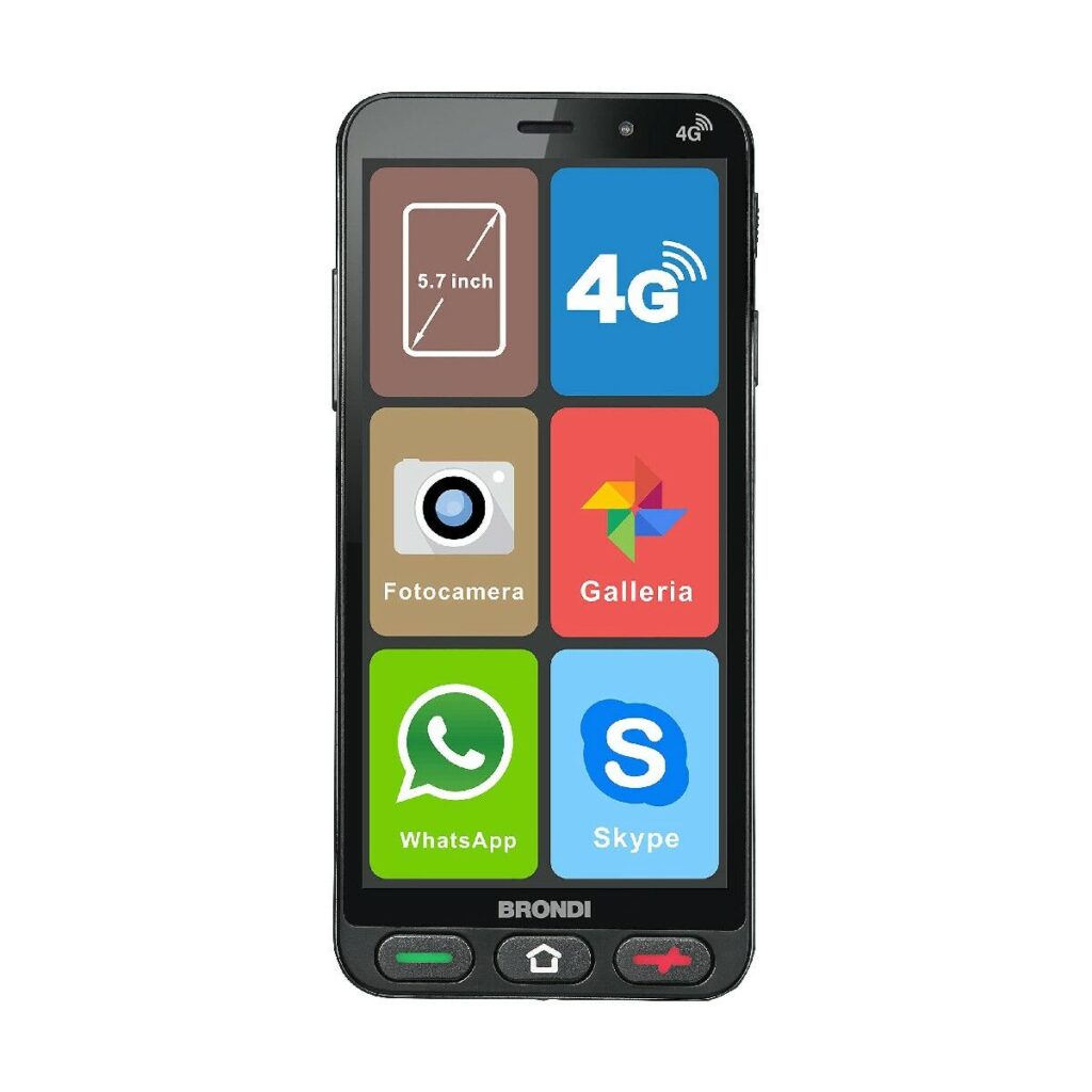 Smartphone Brondi AMICO S Μαύρο 1 GB RAM 8 GB RAM Quad Core 5