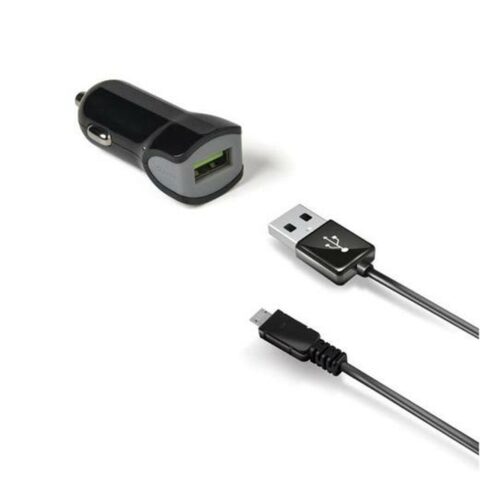 Καθολικός Φορτιστής USB για αυτοκίνητο USB + Καλώδιο USB C Celly CCUSBMICRO Μαύρο 12 W