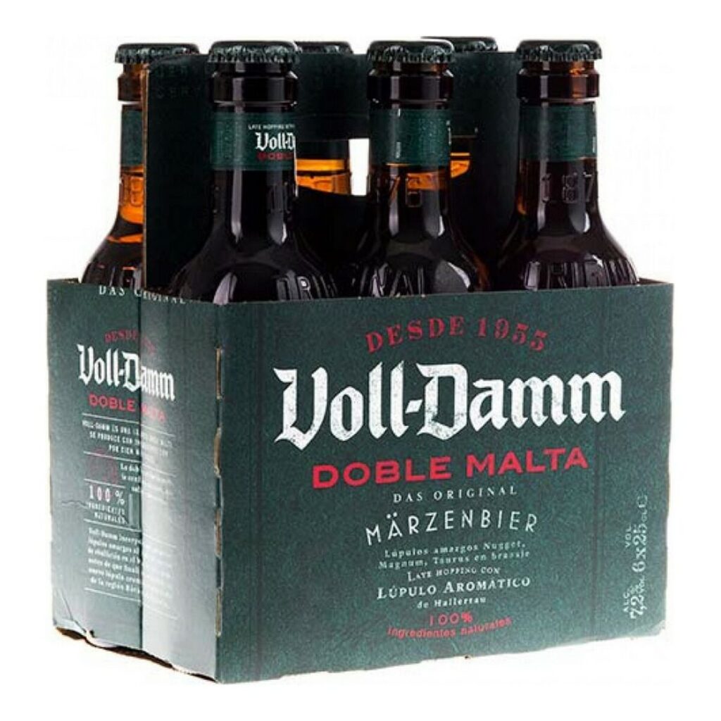Μπύρας Voll Damm 6 x 250 ml