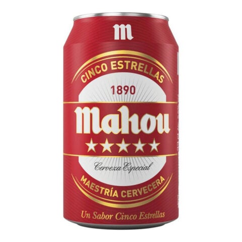 Μπύρας Mahou 5 Estrellas (33 cl)