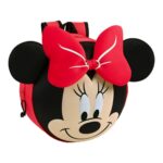Παιδική Τσάντα 3D Minnie Mouse Μαύρο Κόκκινο 31 x 31 x 10 cm