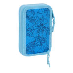 Σακίδιο Πλάτης για τα Μολύβια Stitch Μπλε 12.5 x 19.5 x 4 cm (28 Τεμάχια)