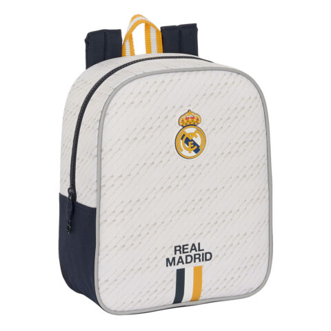 Σχολική Τσάντα Real Madrid C.F. Λευκό 22 x 27 x 10 cm