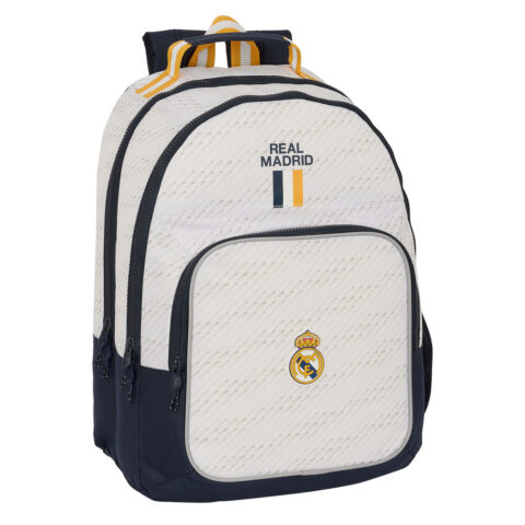 Σχολική Τσάντα Real Madrid C.F. Λευκό 32 x 42 x 16 cm