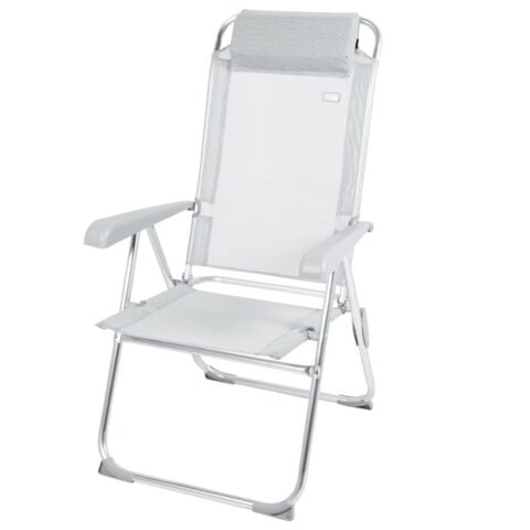 πτυσσόμενη καρέκλα Aktive ανακλινόμενo Γκρι 44 x 101 x 55 cm