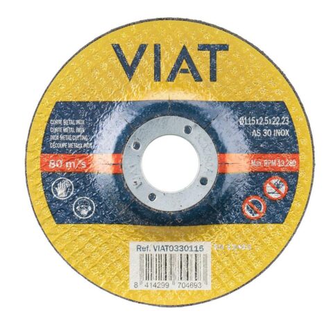 Abrasive disc Viat 0330115 Μέταλλο Ανοξείδωτο ατσάλι Ø 115 x 2