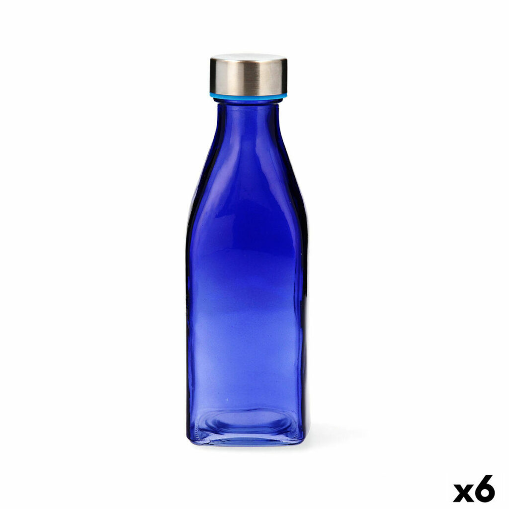 Μπουκάλι Quid Habitat Μπλε Γυαλί 500 ml (x6) (Pack 6x)