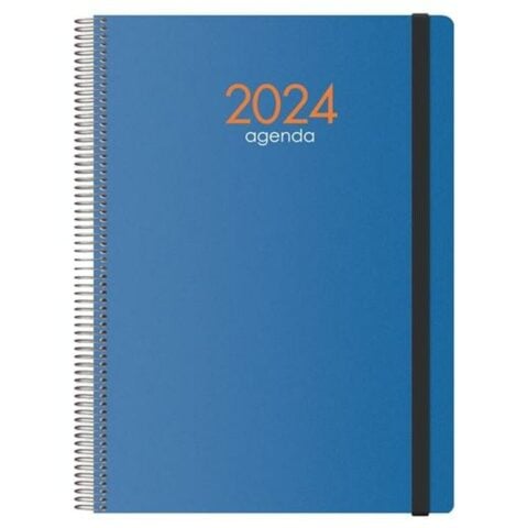 Ατζέντα SYNCRO  DOHE 2024 Ετήσιο Μπλε 21 x 29