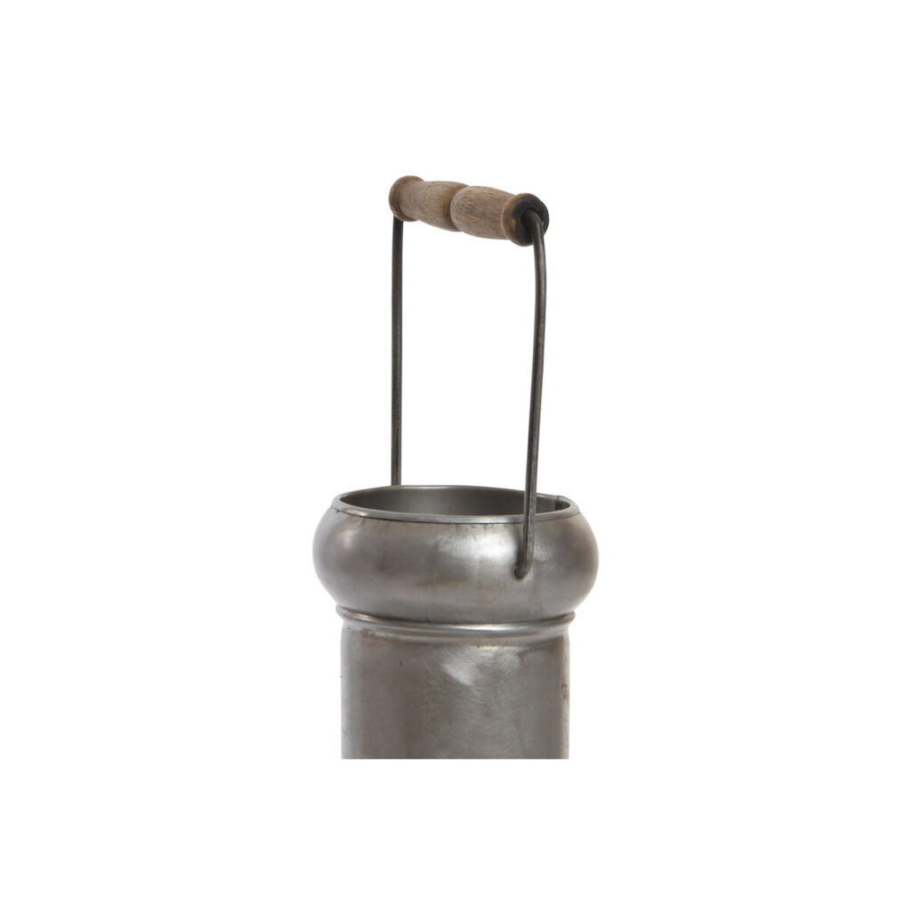 Lanterne DKD Home Decor Παλαιωμένο φινίρισμα Ασημί Μέταλλο Κρυστάλλινο Vintage 37 x 22 x 55 cm