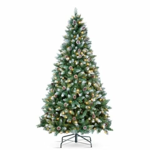 Χριστουγεννιάτικο δέντρο DKD Home Decor Πράσινο Μέταλλο πολυαιθυλένιο 90 x 90 x 180 cm 180 cm