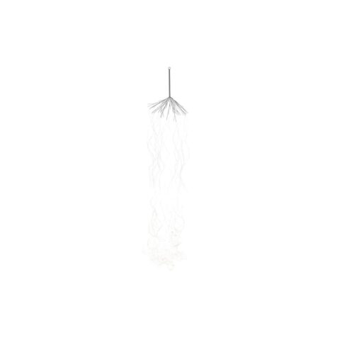 Φωτεινή διακόσμηση DKD Home Decor Φως LED Λευκό 48 x 48 x 300 cm