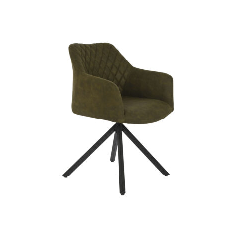 Καρέκλα DKD Home Decor Μαύρο Πράσινο 55 x 58 x 83 cm