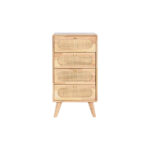 Σιφονιέρα DKD Home Decor Φυσικό Μέταλλο ξύλο καουτσούκ 40 x 30 x 78 cm