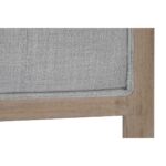 Κεφαλάρι κρεβατιού DKD Home Decor Γκρι ξύλο καουτσούκ 160 x 10 x 120 cm