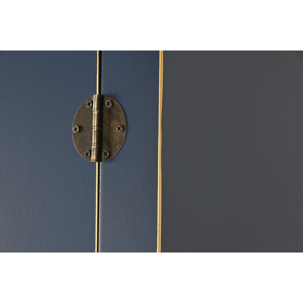 Ντουλάπι DKD Home Decor Μπλε Χρυσό Έλατο Ξύλο MDF 60 x 30 x 180 cm