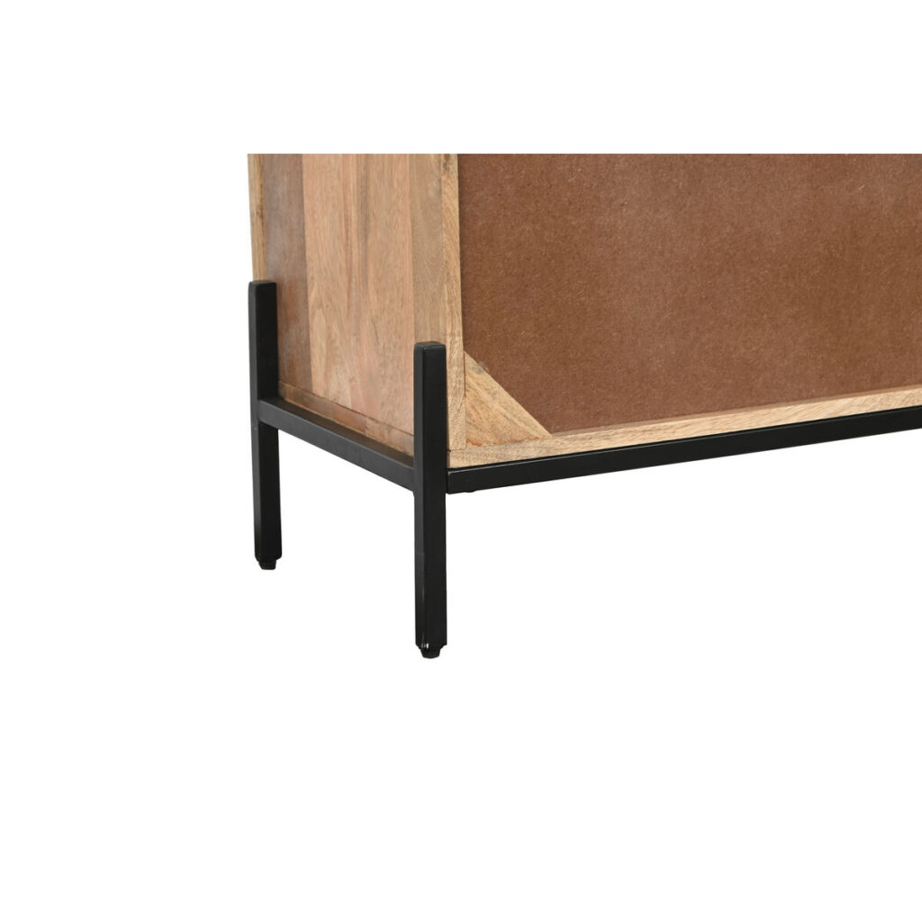 Ντουλάπι Home ESPRIT Μαύρο Χρυσό Φυσικό Ξύλο 85 x 38 x 134 cm