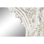 Τοίχο καθρέφτη Home ESPRIT Λευκό Ξύλο από Μάνγκο 60 x 6 x 87 cm