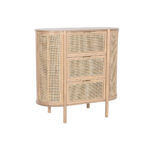 Σιφονιέρα Home ESPRIT Φυσικό ξύλο καουτσούκ Σύγχρονη 80 x 39 x 80 cm