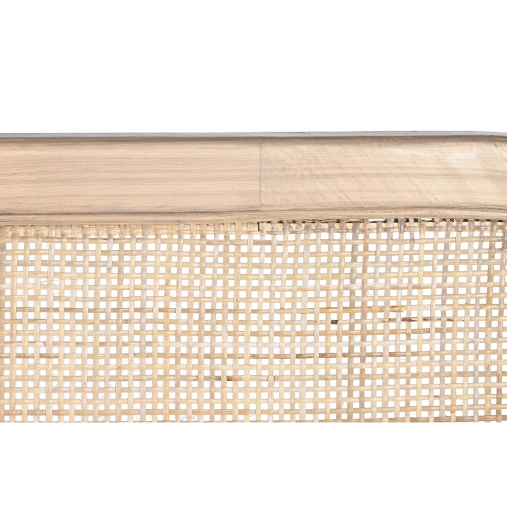 Κεφαλάρι κρεβατιού Home ESPRIT Φυσικό ξύλο καουτσούκ 180 x 3