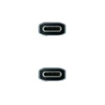 Καλώδιο USB-C 3.1 NANOCABLE 10.01.4102-COMB 2 m Μαύρο/Γκρι