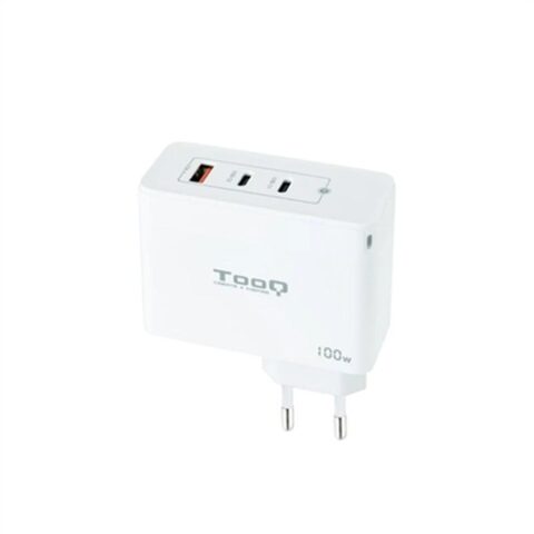 Φορτιστής Τοίχου TooQ TQWC-GANQC2PD100W Λευκό 100 W