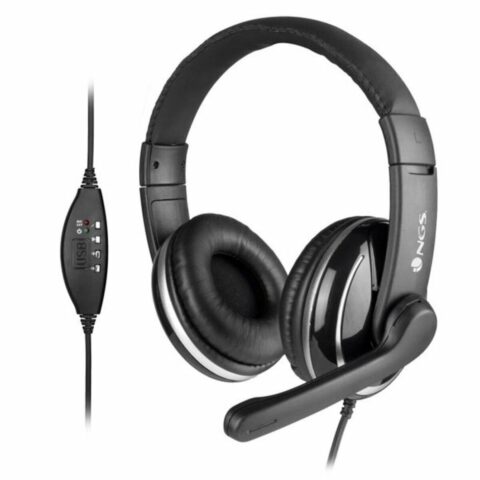 Ακουστικά με Μικρόφωνο NGS NGS-HEADSET-0196 Μαύρο