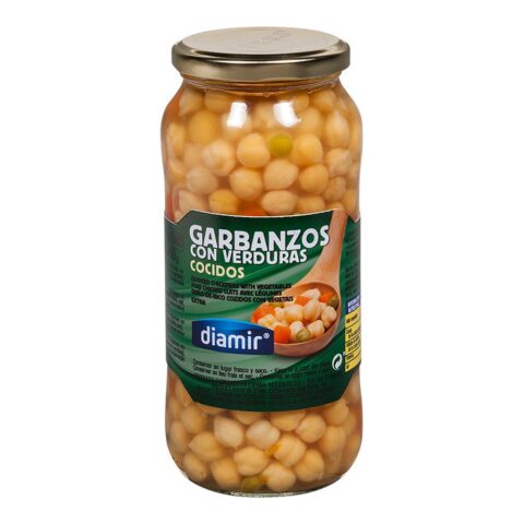 Φασόλια Garbanzo Diamir Λαχανικά (580 ml)