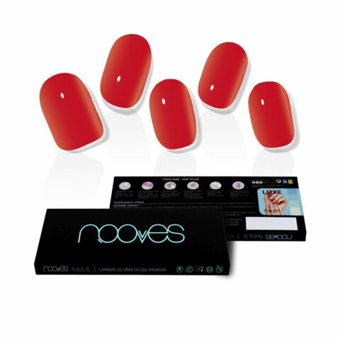 Τεχνητά νύχια Nooves Crimson red Τζελ Αυτοκόλλητο Κόκκινο