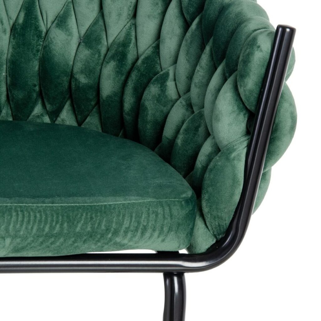 Καρέκλα Τραπεζαρίας 65 x 55 x 82 cm Μαύρο Πράσινο