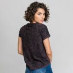 Γυναικεία Μπλούζα με Κοντό Μανίκι Harry Potter Γκρι Σκούρο γκρίζο