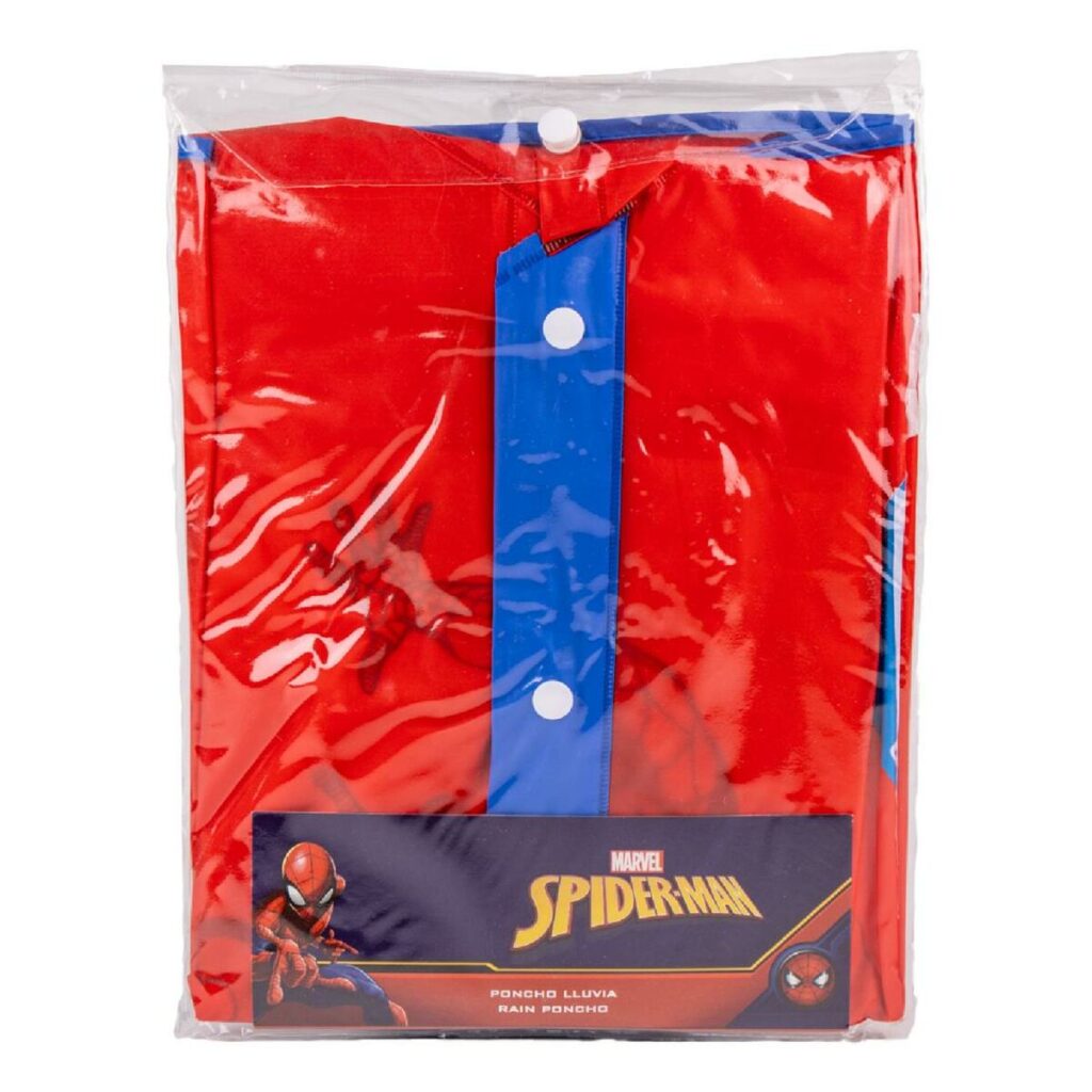 Αδιάβροχο με Κουκούλα Spiderman Κόκκινο