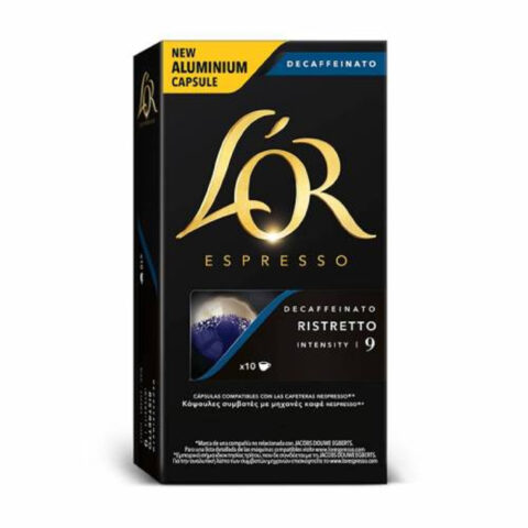 Κάψουλες για καφέ L'Or Ristretto 9 Χωρίς καφεΐνη (10 uds)