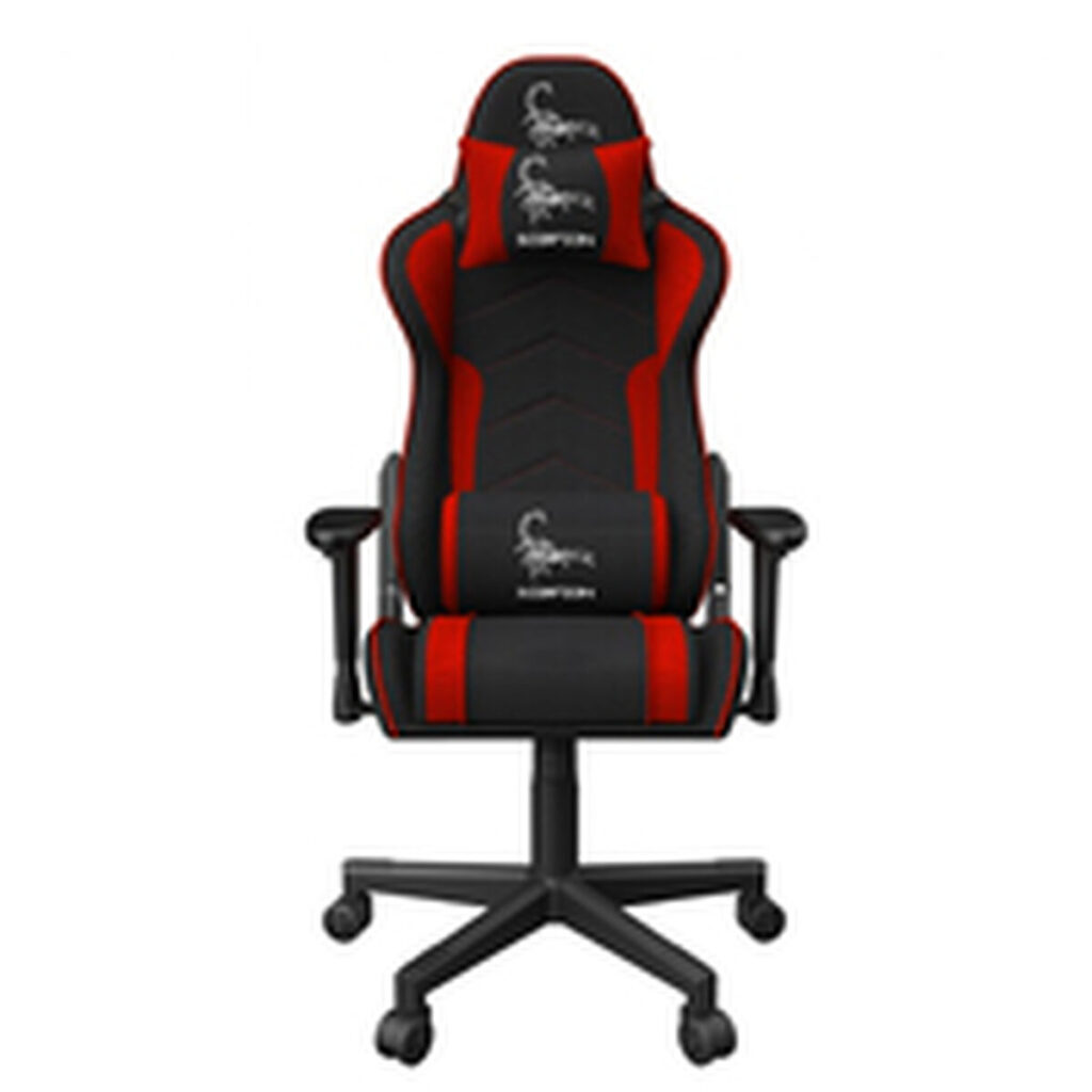 Καρέκλα Παιχνιδιού GEMBIRD GC-SCORPION-01X Μαύρο Κόκκινο