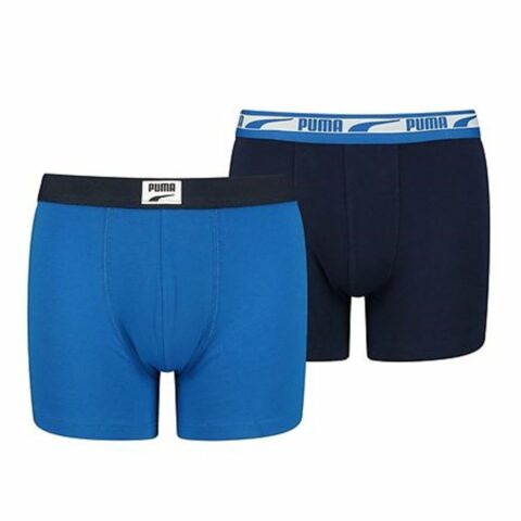 Children's boxer shorts Puma Logo Patch x2 Μπλε