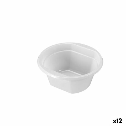 Σετ επαναχρησιμοποιήσιμων μπολ Algon Λευκό Πλαστική ύλη 250 ml 12 x 12 x 5 cm (12 Μονάδες)