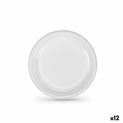 Σετ επαναχρησιμοποιήσιμων πιάτων Algon Λευκό Πλαστική ύλη 20