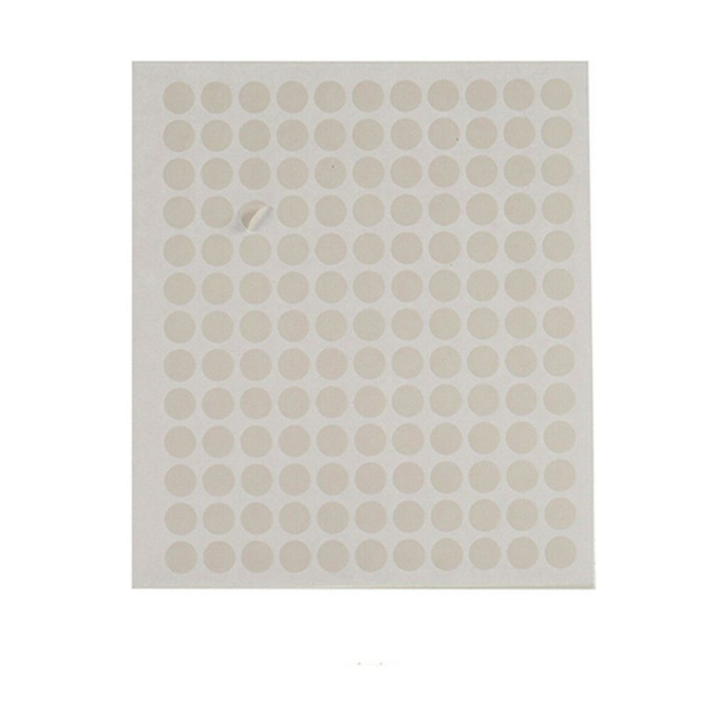 Κολλητικές ετικέτες Ø 10 mm Λευκό (12 Μονάδες)