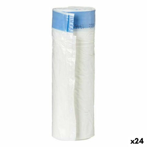 Τσάντες Σκουπιδιών Αρωματικά Αυτο-κλείσιμο Λευκό πολυαιθυλένιο 24 Μονάδες 10 L