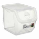 Οργανωτικό Κουτί με Δυνατότητα Τοποθέτησης σε Στοίβα Ψυγείο Διαφανές Πλαστική ύλη 31 x 24 x 23