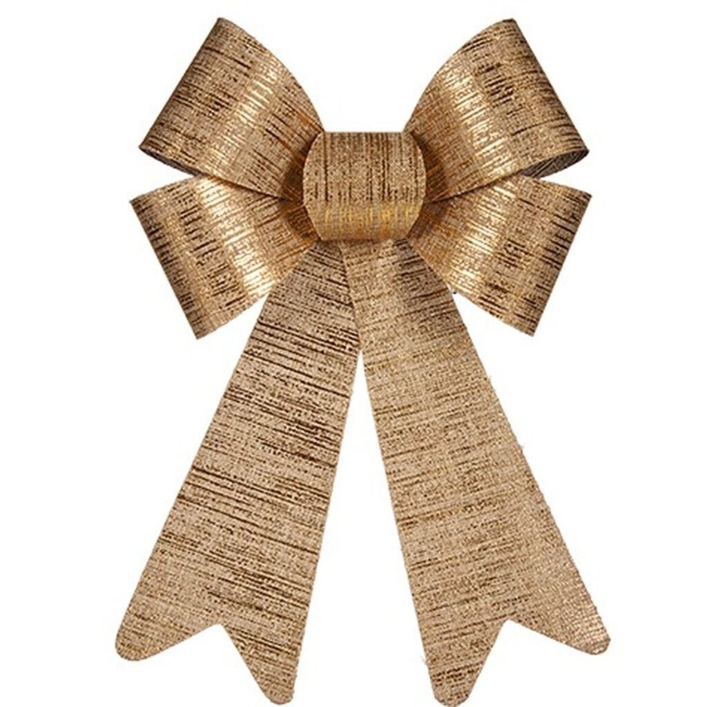 Γραβάτα Χριστουγεννιάτικο Στολίδι Χρυσό PVC 16 x 24 x 4 cm (12 Μονάδες)