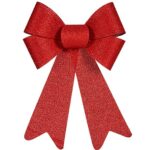 Γραβάτα Χριστουγεννιάτικο Στολίδι Κόκκινο PVC 16 x 24 x 4 cm (12 Μονάδες)
