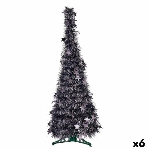 Χριστουγεννιάτικο δέντρο Ανθρακί Φυσαλίδα 37 x 37 x 105 cm (x6)