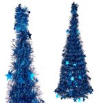 Χριστουγεννιάτικο δέντρο Μπλε Φυσαλίδα 37 x 37 x 105 cm (x6)