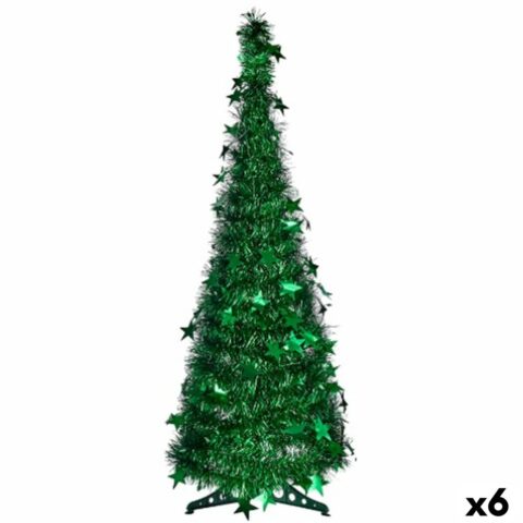 Χριστουγεννιάτικο δέντρο Πράσινο Φυσαλίδα 38 x 38 x 150 cm (x6)