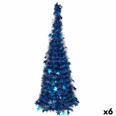 Χριστουγεννιάτικο δέντρο Μπλε Φυσαλίδα 38 x 38 x 150 cm (x6)