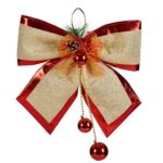 Γραβάτα Χριστουγεννιάτικο Στολίδι Κόκκινο Χρυσό Πλαστική ύλη 33 x 9 x 33 cm (x6)