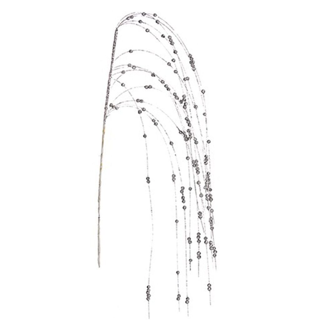 Κλαδί Μούρα Ασημί 100 x 3 x 5 cm (24 Μονάδες)