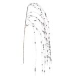 Κλαδί Μούρα Ασημί 100 x 3 x 5 cm (24 Μονάδες)