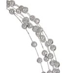 Κλαδί 140 cm Μπάλες Ασημί (12 Μονάδες)